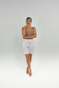 Bermuda dril Sentiment Blanco XS Charme Reve