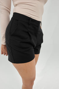 Short dril Muguet Negro XS Charme Reve